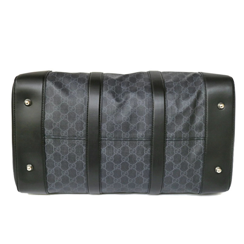 GUCCI Boston Bag Travel GG Leather Black - Picture 7 of 10